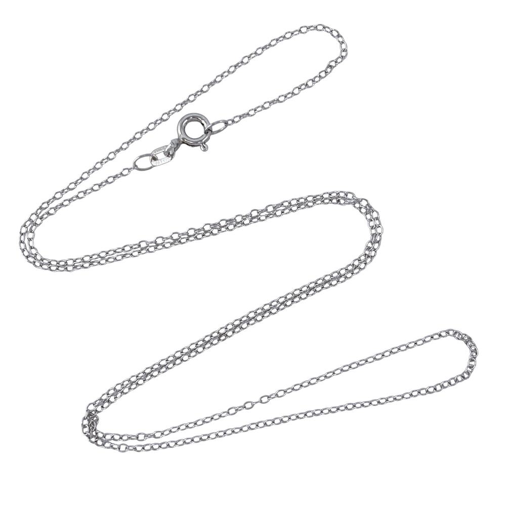 Estate Sterling Silver 925 Cable Chain Necklace 18"